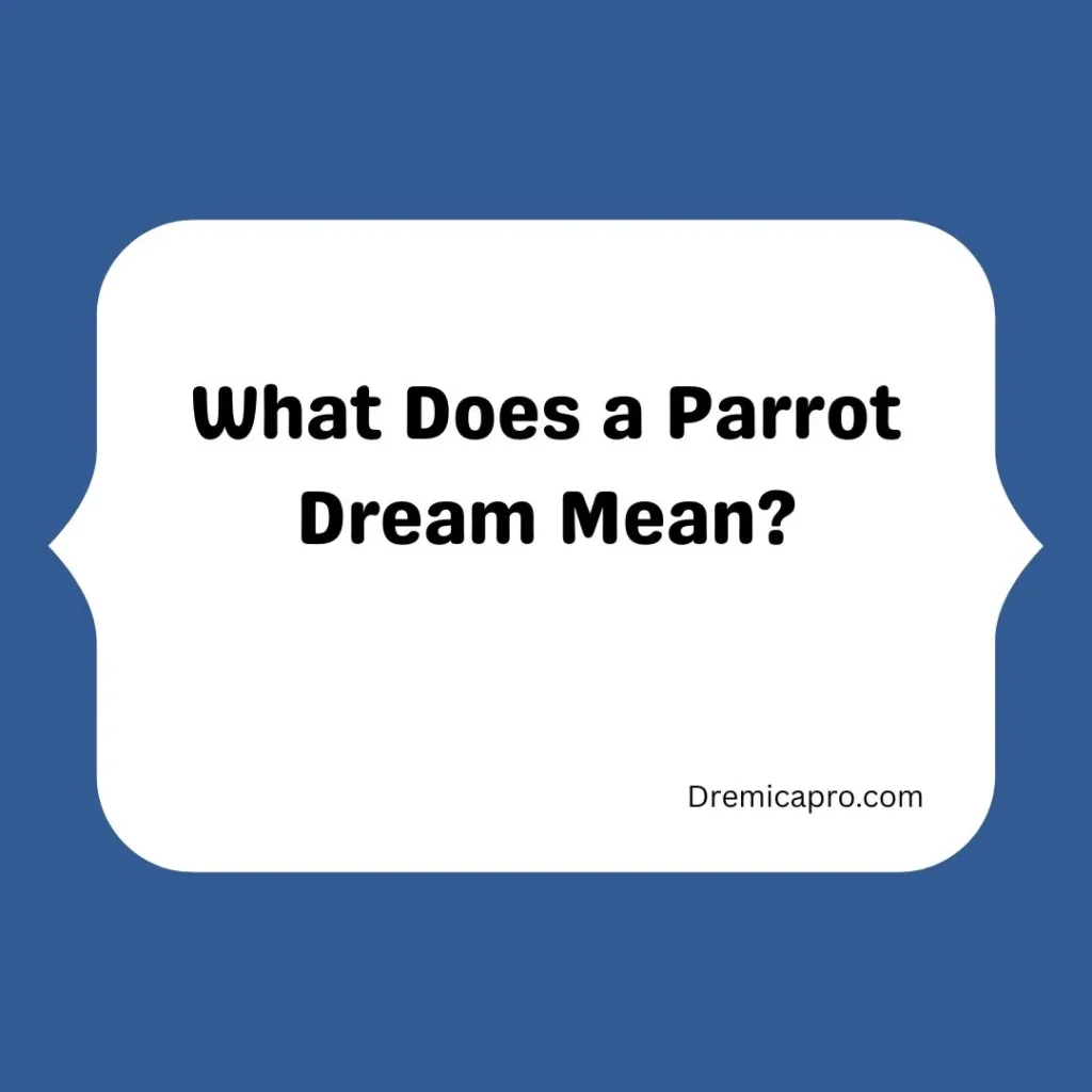What Does a Parrot Dream Mean