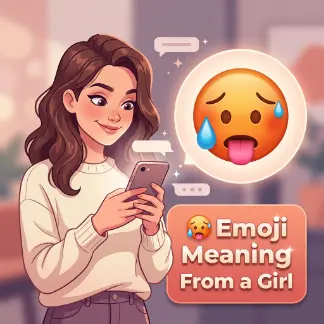 🥵 Emoji Meaning From a Girl