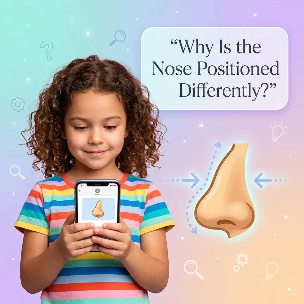 Why Is the Nose Positioned Differently?