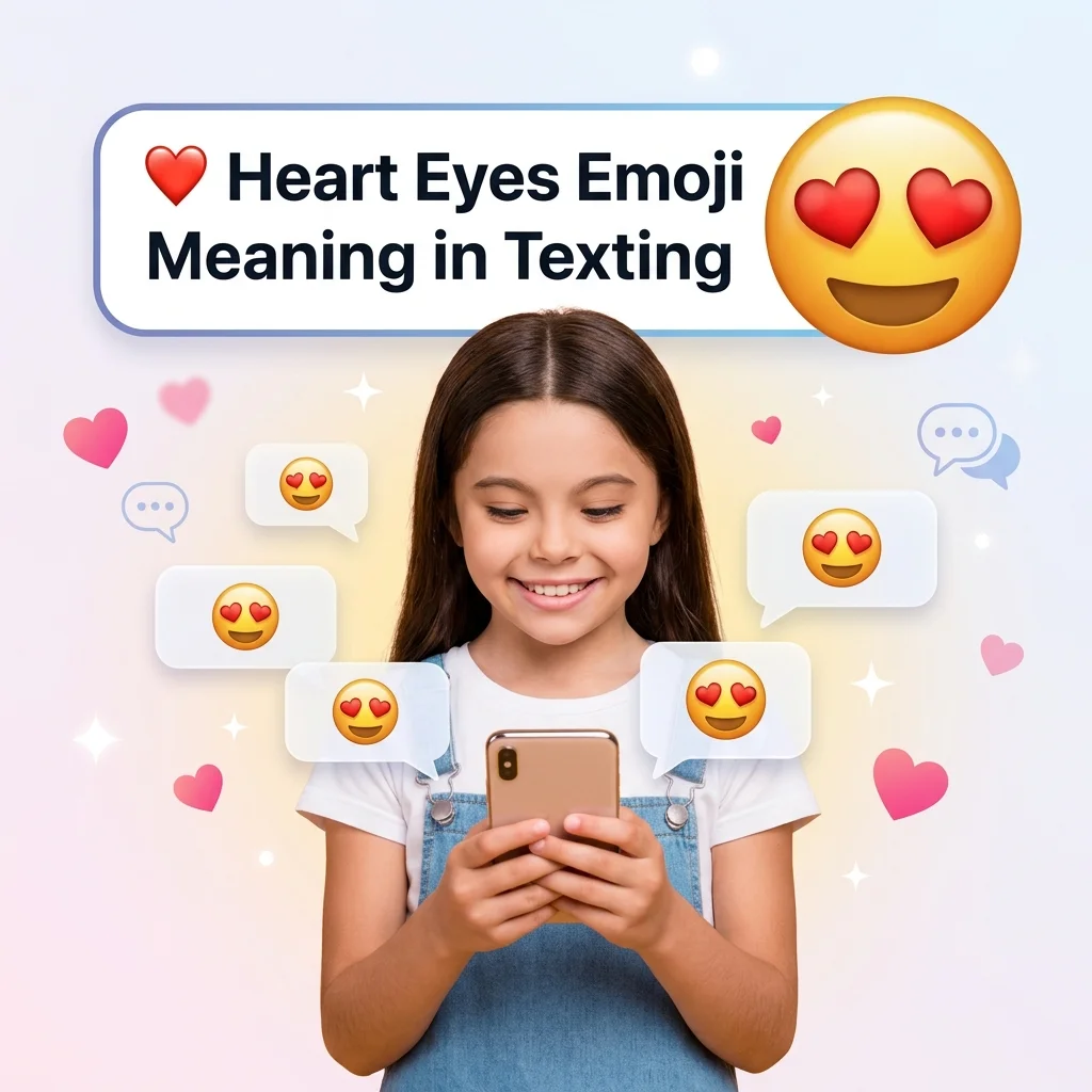 β€οΈ Heart Eyes Emoji Meaning in Texting
