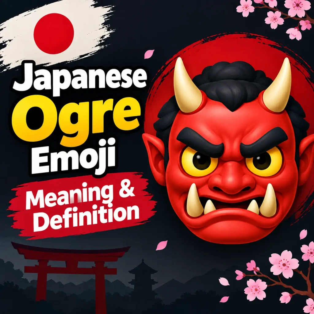 Japanese Ogre Emoji Meaning & Definition