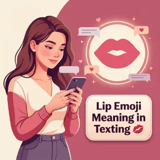 Lip Emoji Meaning in Texting π