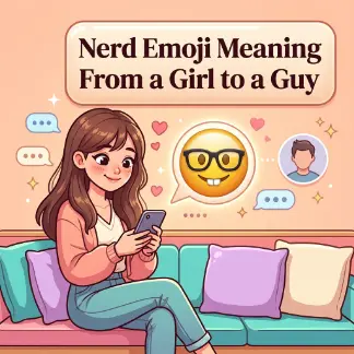 Nerd Emoji Meaning From a Girl to a Guy