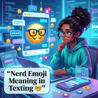 Nerd Emoji Meaning in Texting 🤓