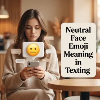 Neutral Face Emoji Meaning in Texting