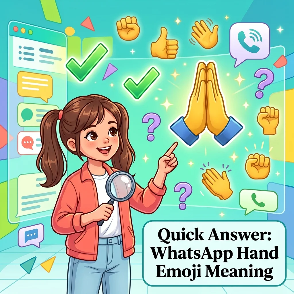 Quick Answer: WhatsApp Hand Emoji Meaning
