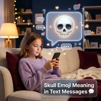 Skull Emoji Meaning in Text Messages π¬