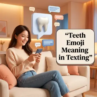 Teeth Emoji Meaning in Texting