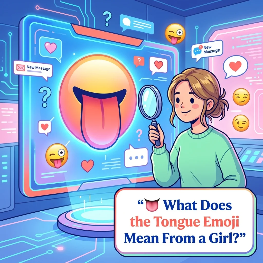 Tongue Emoji Mean From a Girl?