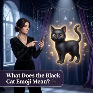 What Does the Black Cat Emoji Mean?