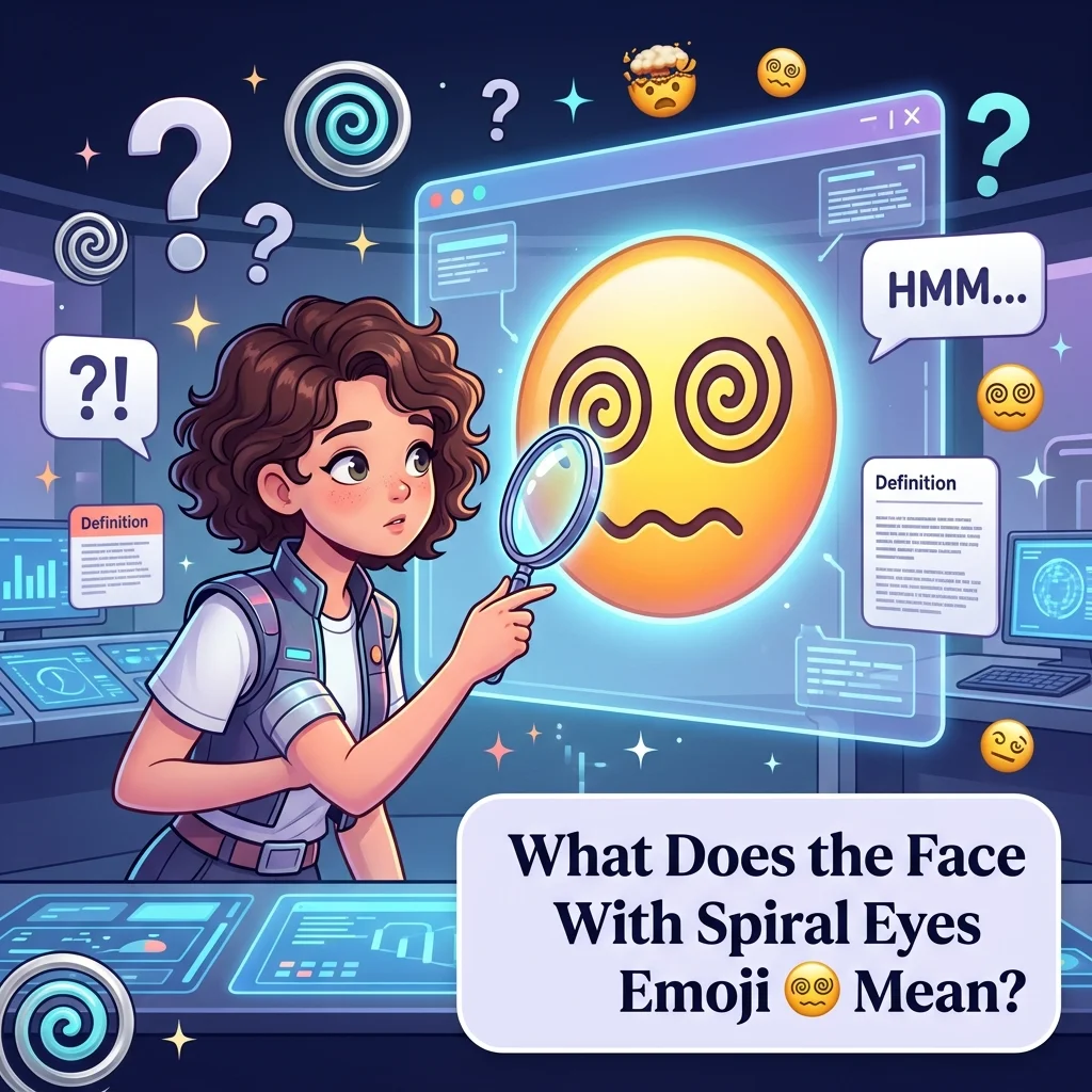 What Does the Face With Spiral Eyes Emoji π΅βπ« Mean?