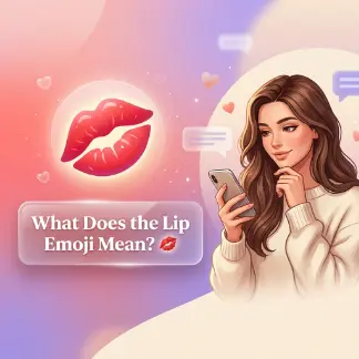 What Does the Lip Emoji Mean? π