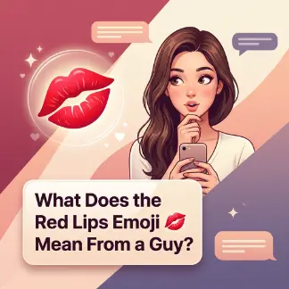 What Does the Red Lips Emoji π Mean From a Guy?
