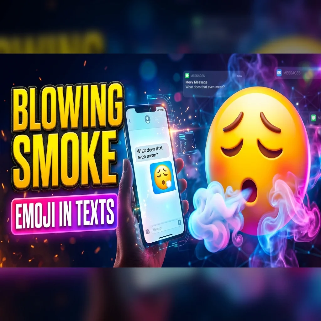 Blowing Smoke Emoji Meaning