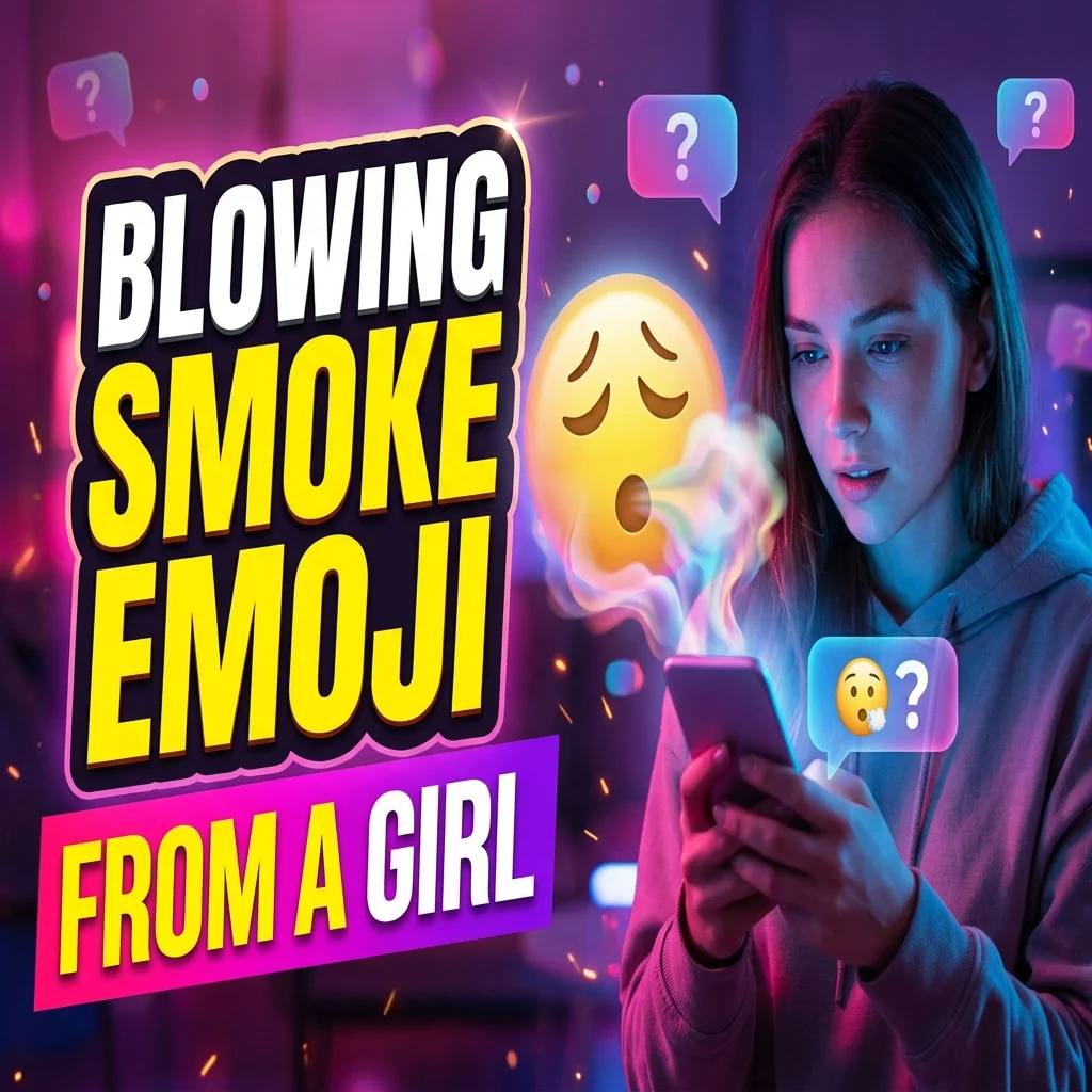Blowing Smoke Emoji Meaning From a Girl