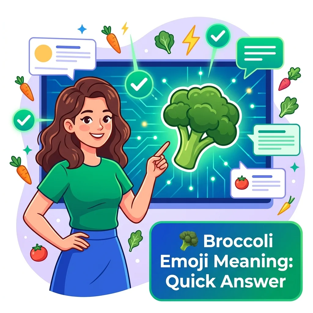 🥦 Broccoli Emoji Meaning: Quick Answer