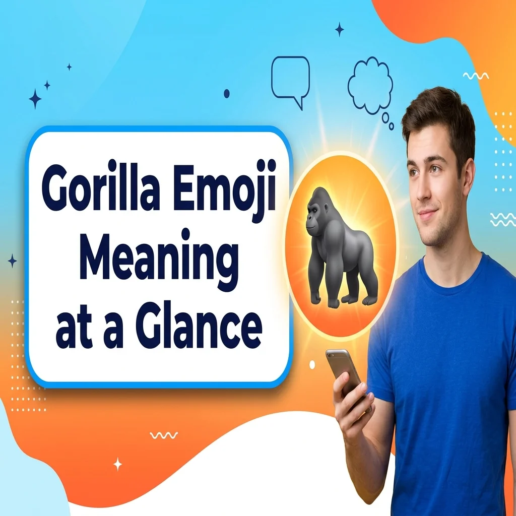 Gorilla Emoji Meaning at a Glance