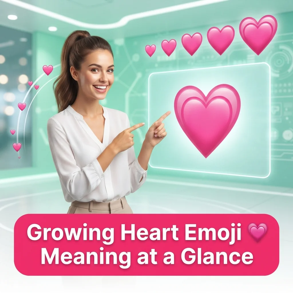 Growing Heart Emoji 💗 Meaning at a Glance