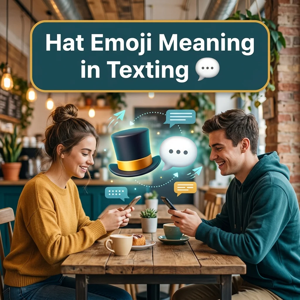 Hat Emoji Meaning in Texting 💬