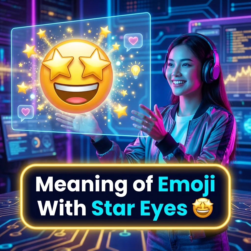 Meaning of Emoji With Star Eyes 🤩