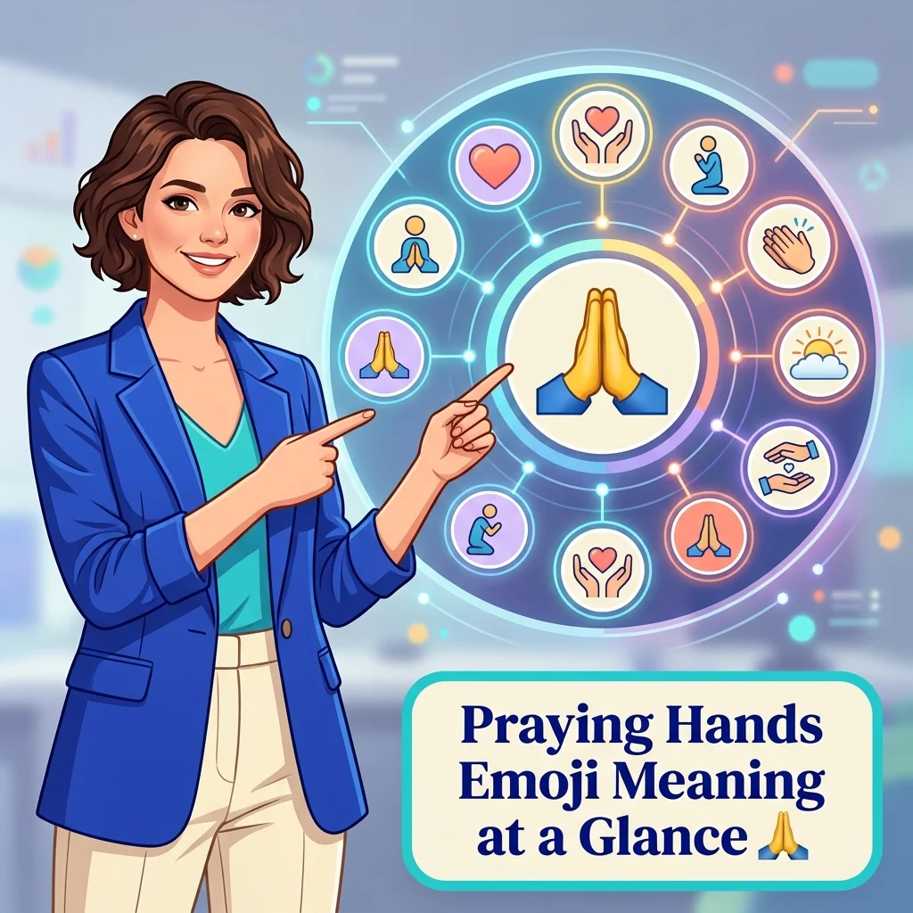 Praying Hands Emoji Meaning at a Glance 🙏