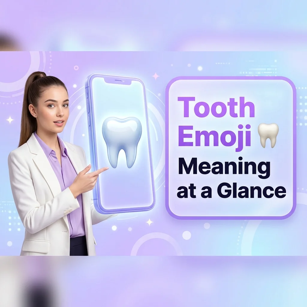 Tooth Emoji 🦷 Meaning at a Glance