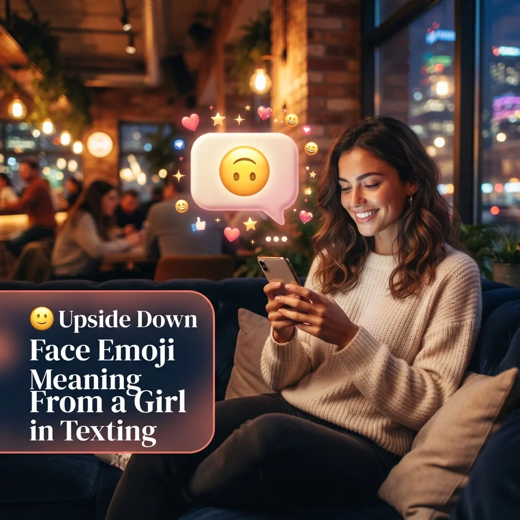 π Upside Down Face Emoji Meaning From a Girl in Texting