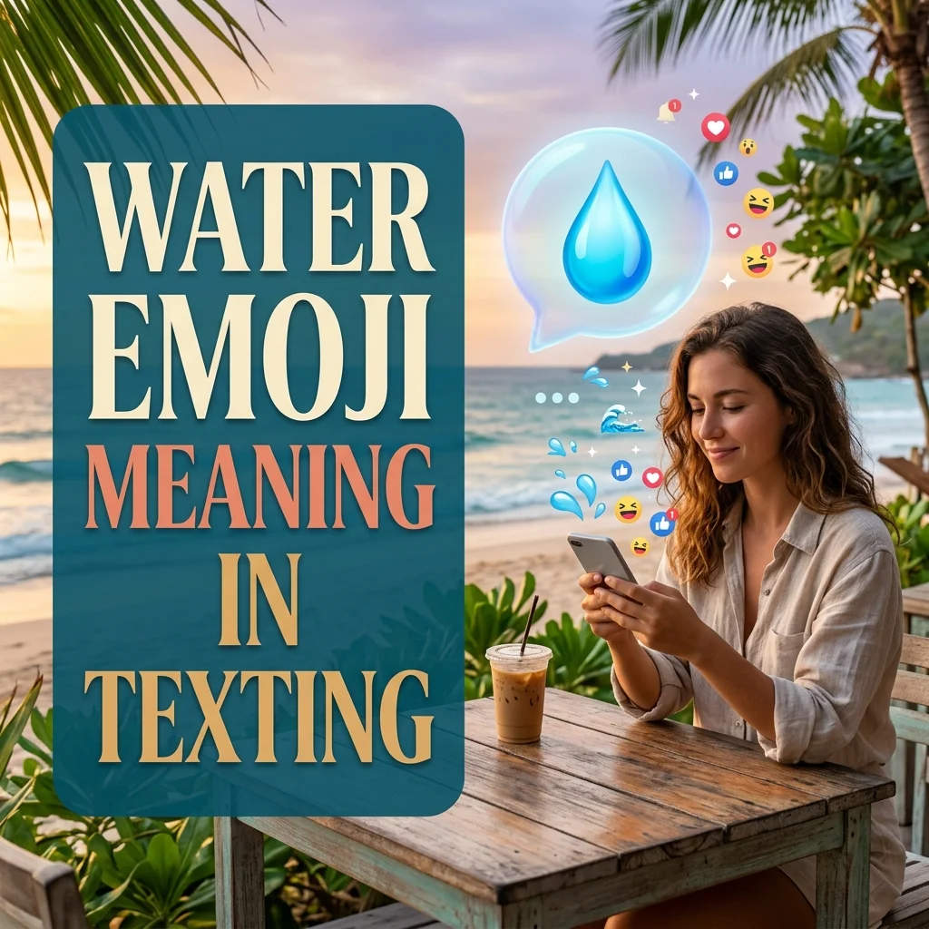 Water Emoji Meaning in Texting