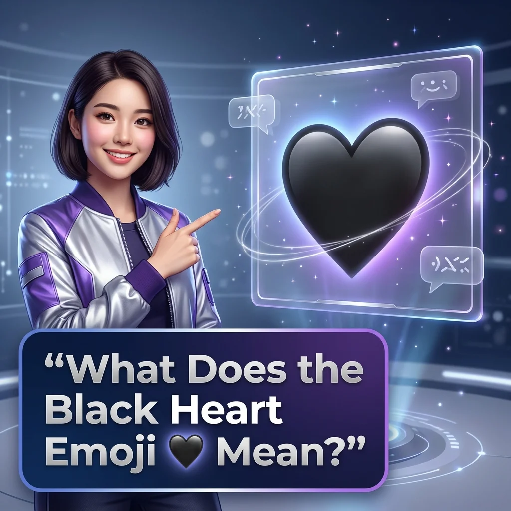 What Does the Black Heart Emoji 🖤 Mean?
