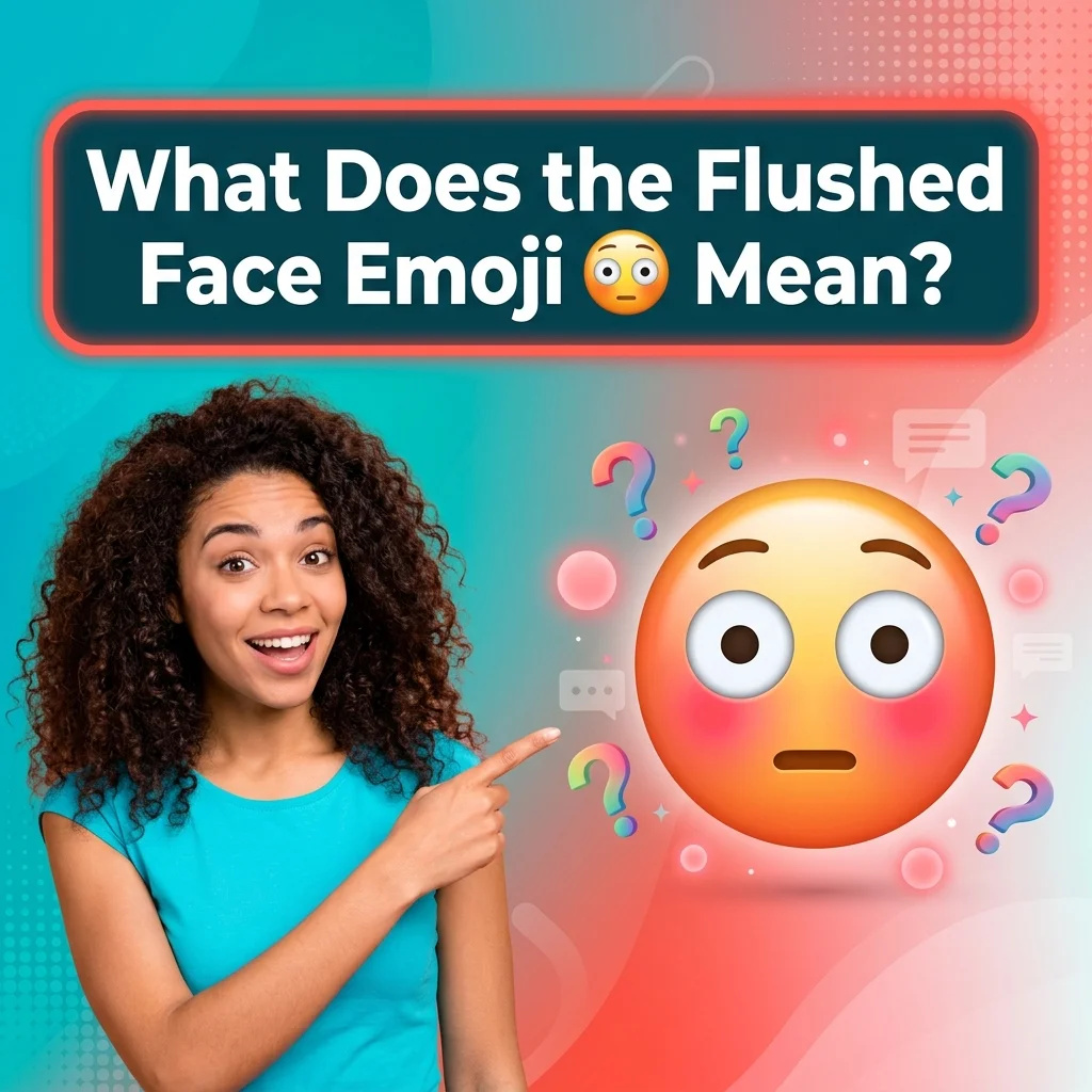 What Does the Flushed Face Emoji 😳 Mean?