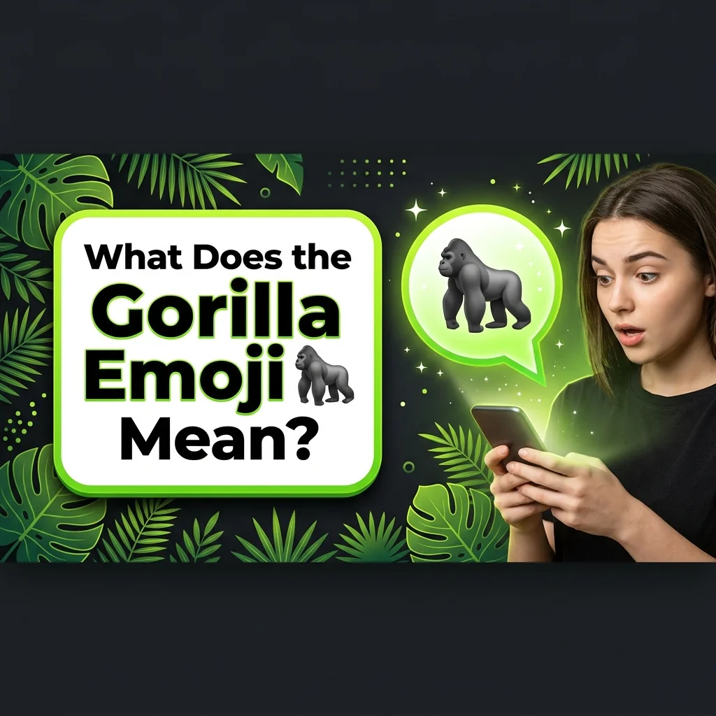 What Does the Gorilla Emoji 🦍 Mean?