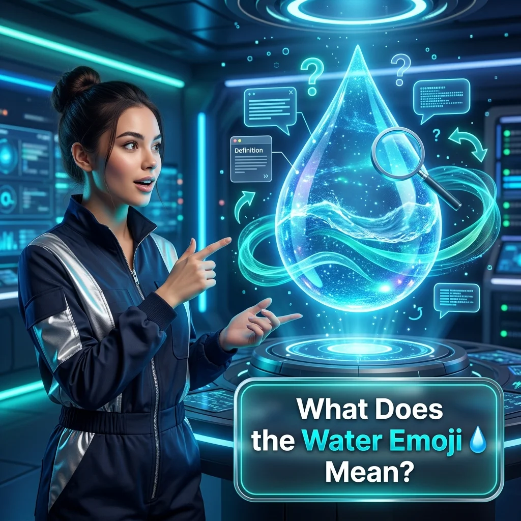 What Does the Water Emoji 💧 Mean?