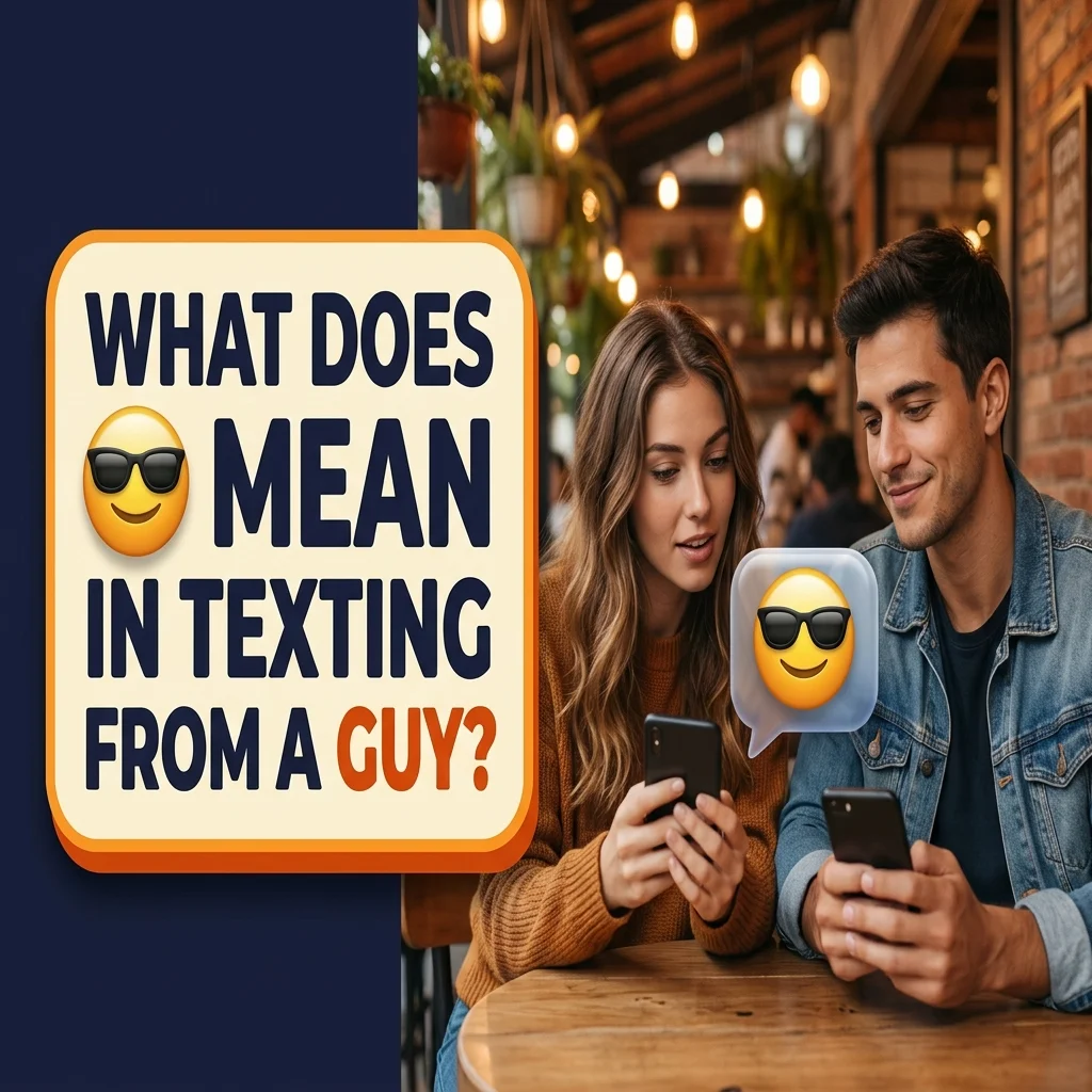 What Does 😎 Mean in Texting From a Guy?