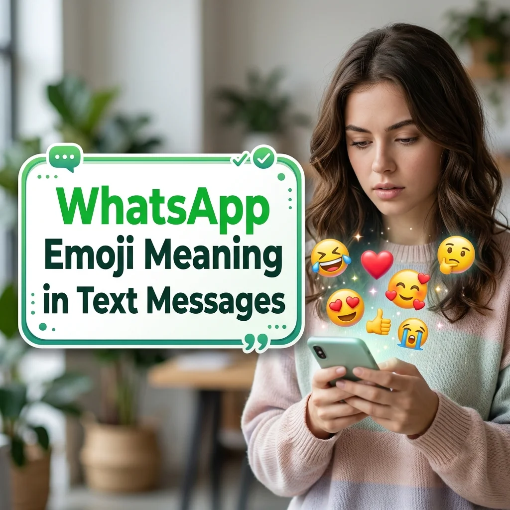 WhatsApp Emoji Meaning in Text Messages