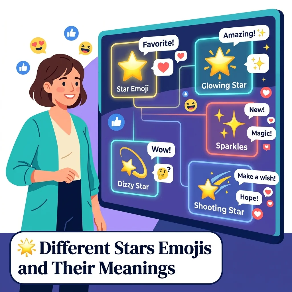 🌟 Different Stars Emojis and Their Meanings