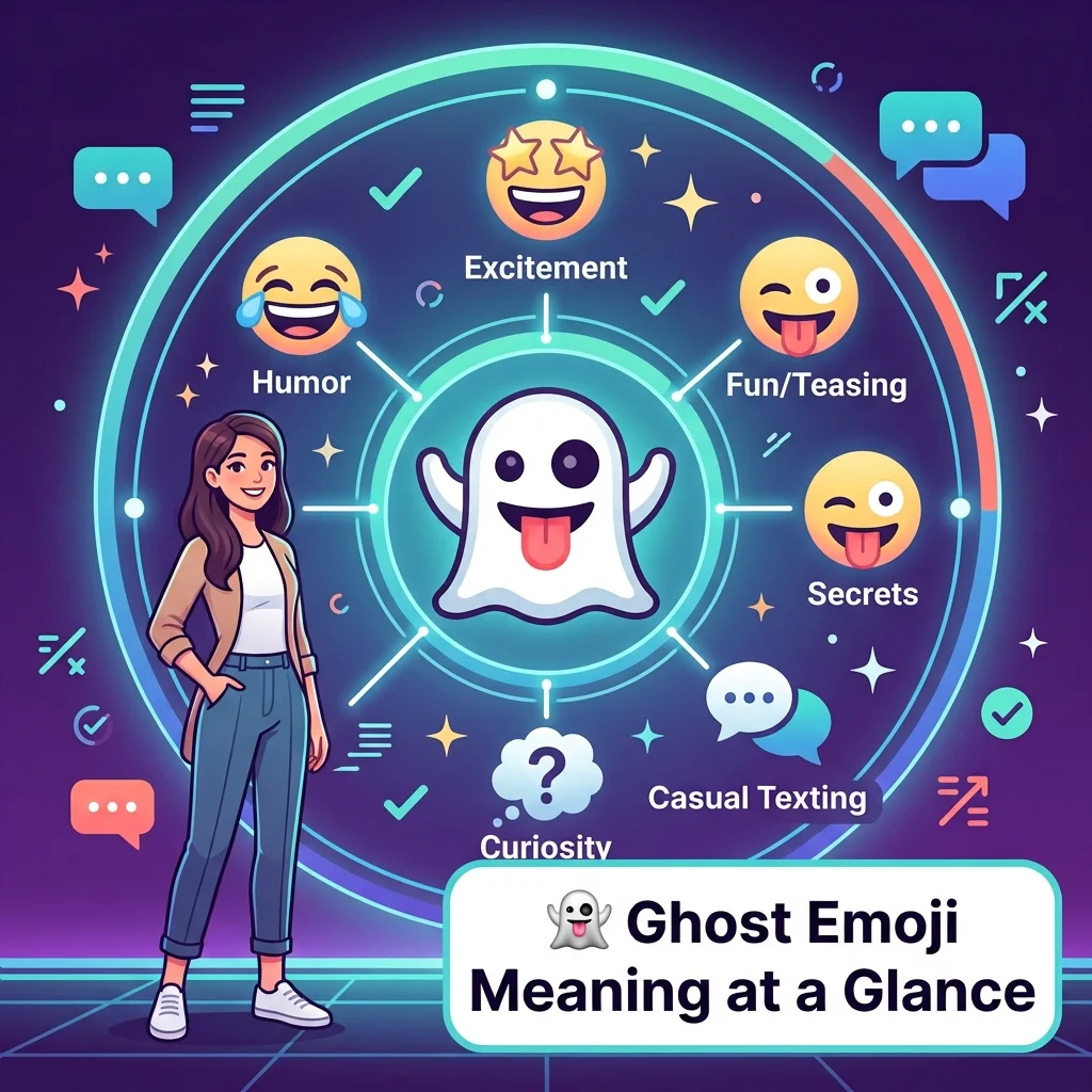 👻 Ghost Emoji Meaning at a Glance