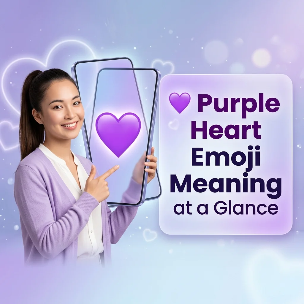 💜 Purple Heart Emoji Meaning at a Glance