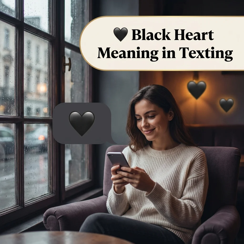 🖤 Black Heart Meaning in Texting