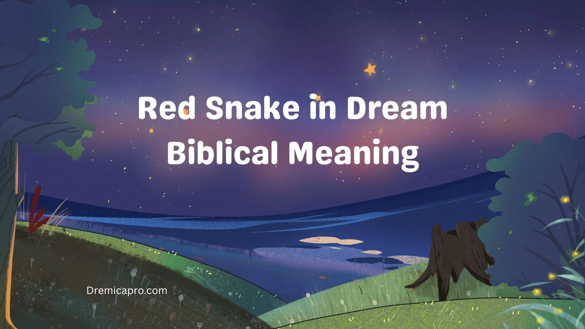Red Snake in Dream Biblical Meaning