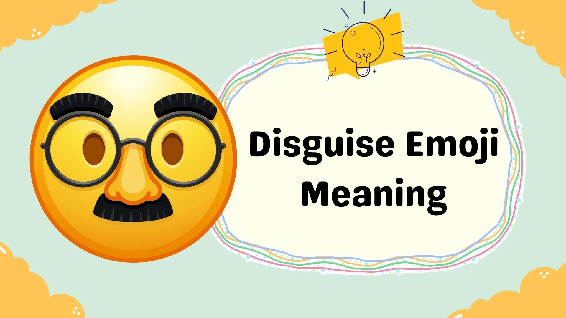 Disguise Emoji Meaning