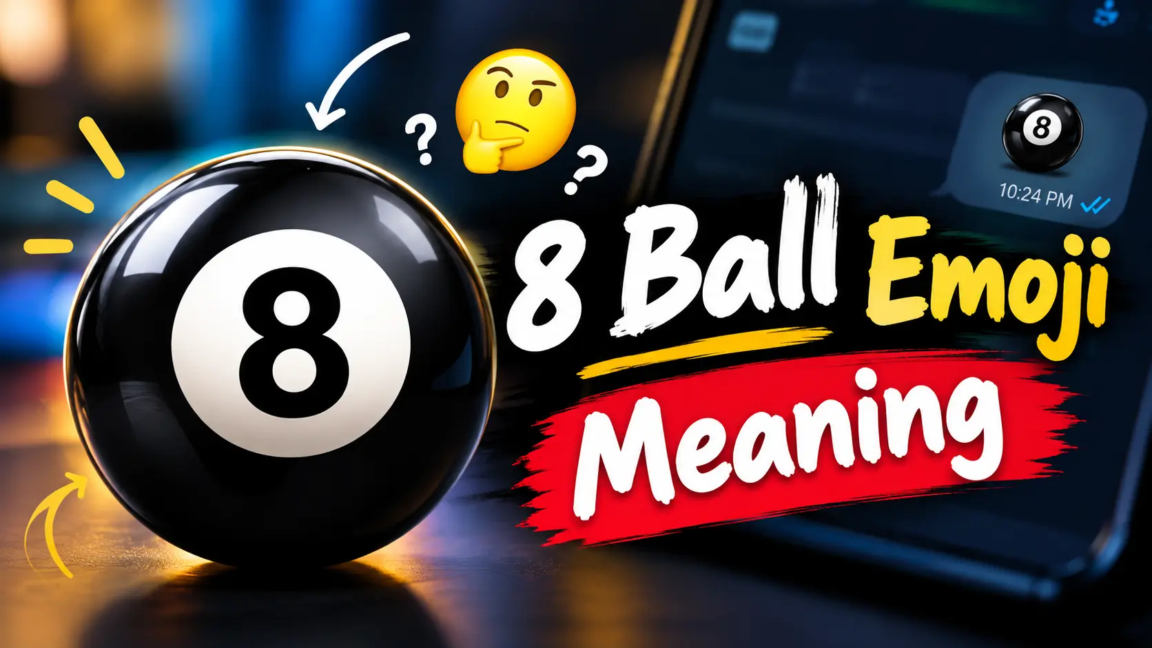8 Ball Emoji Meaning