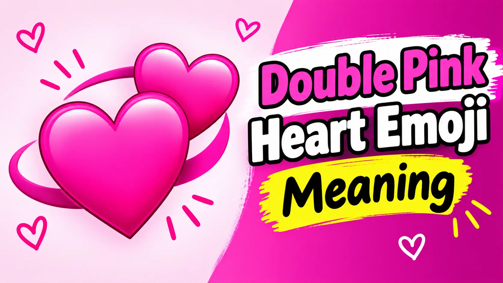 Double Pink Heart Emoji Meaning  