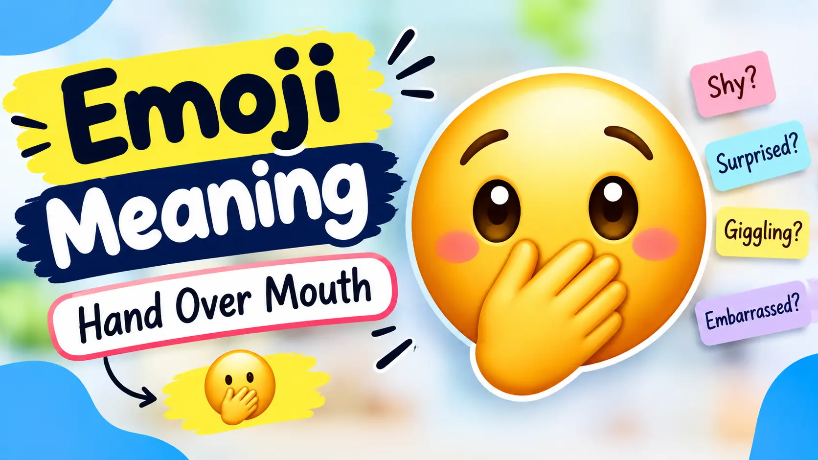 Emoji Meaning Hand Over Mouth 🤭 
