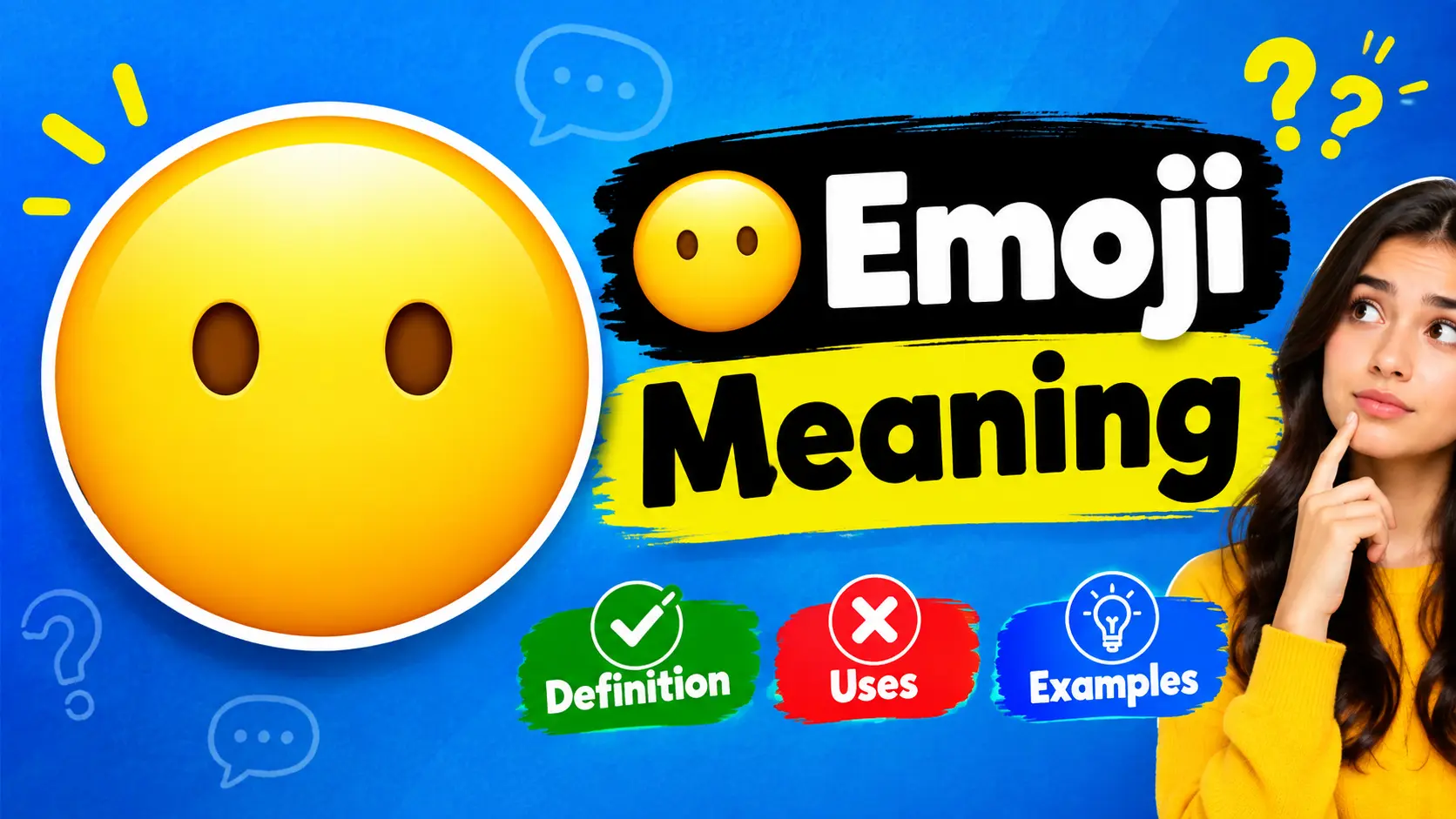 😶 Emoji Meaning 