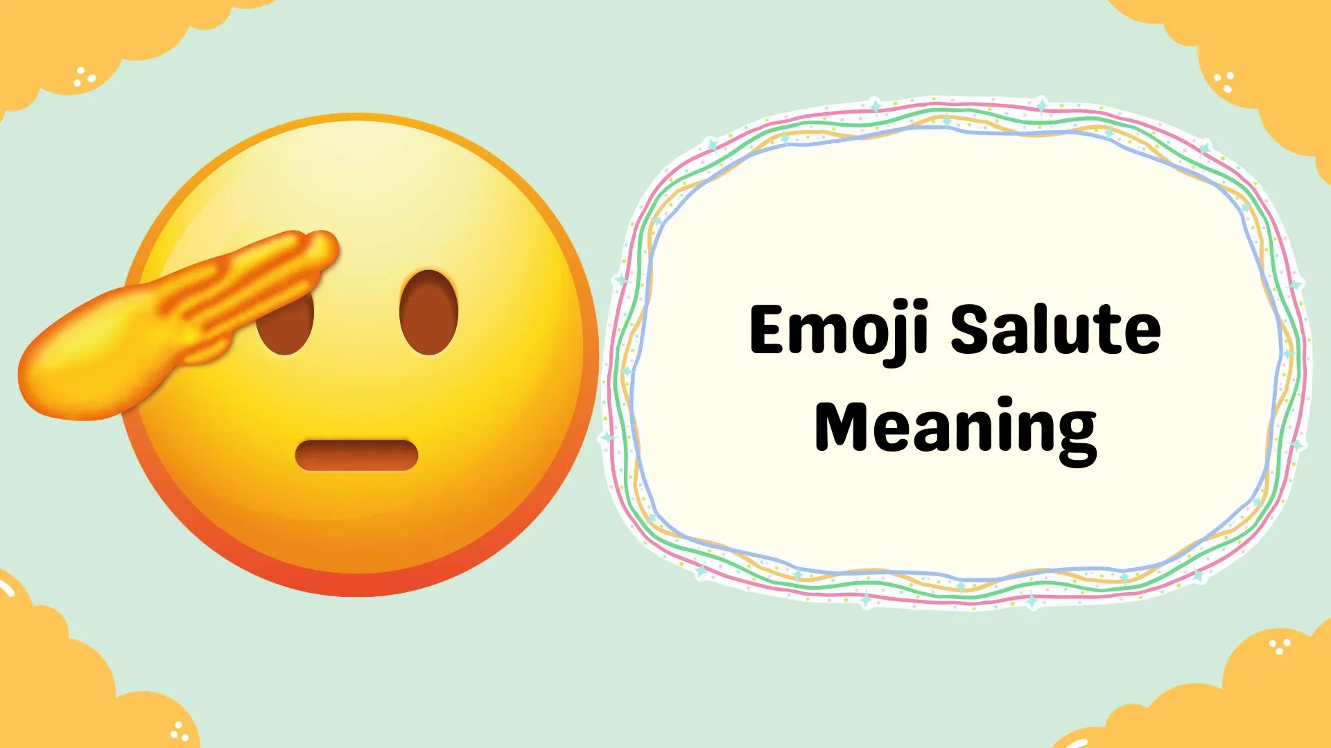 Emoji Salute Meaning