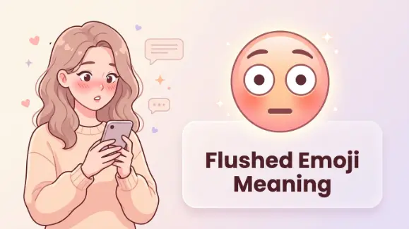 Flushed Emoji Meaning   