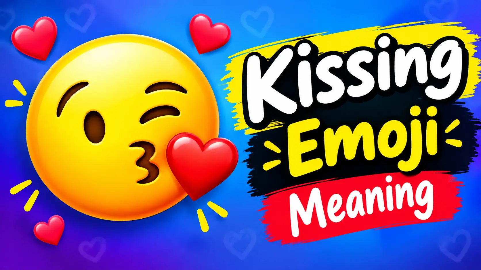 Kissing Emoji Meaning 