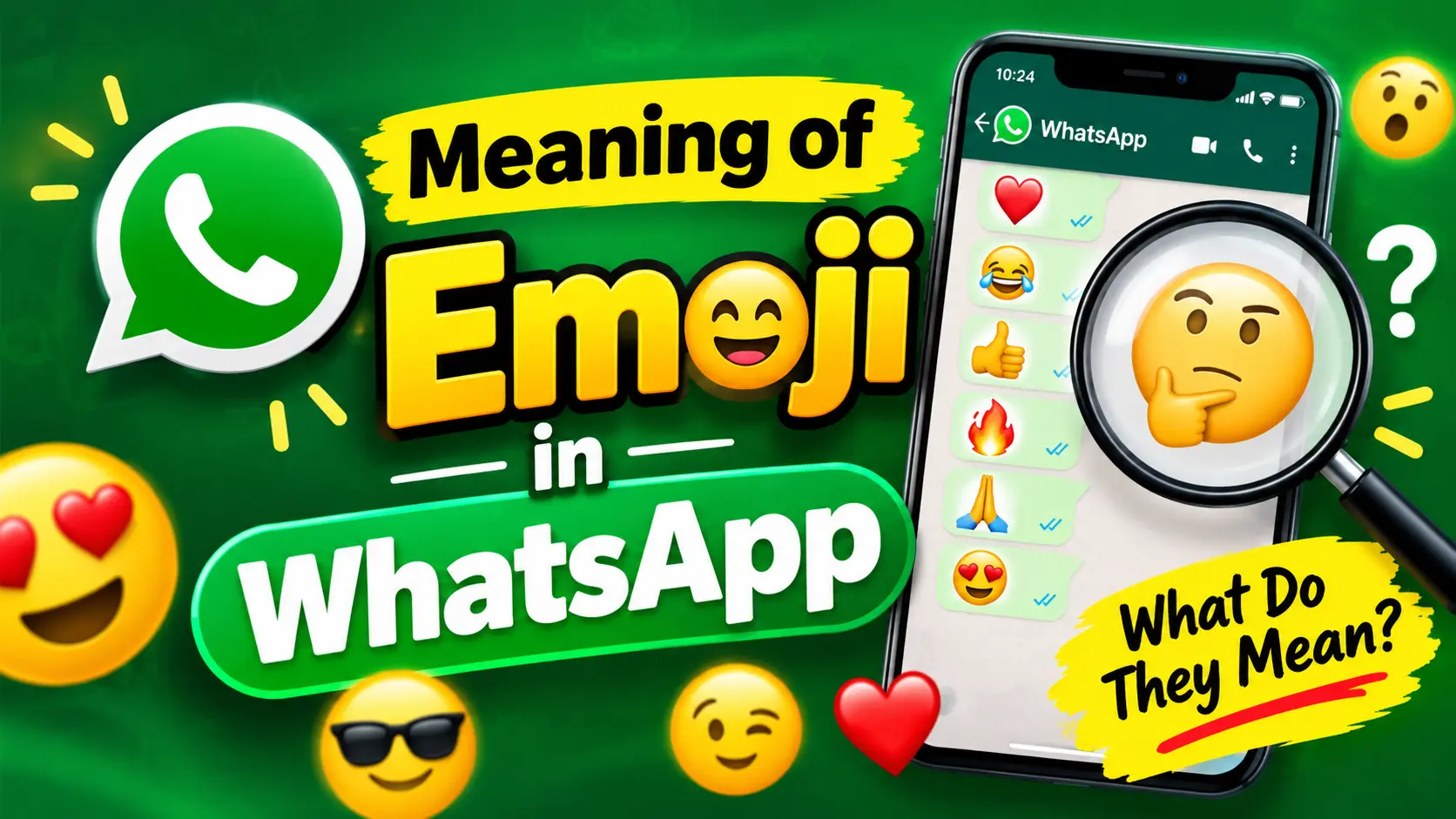 Meaning of Emoji in WhatsApp