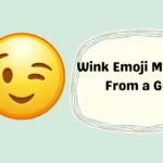 Wink Emoji Meaning From a Guy