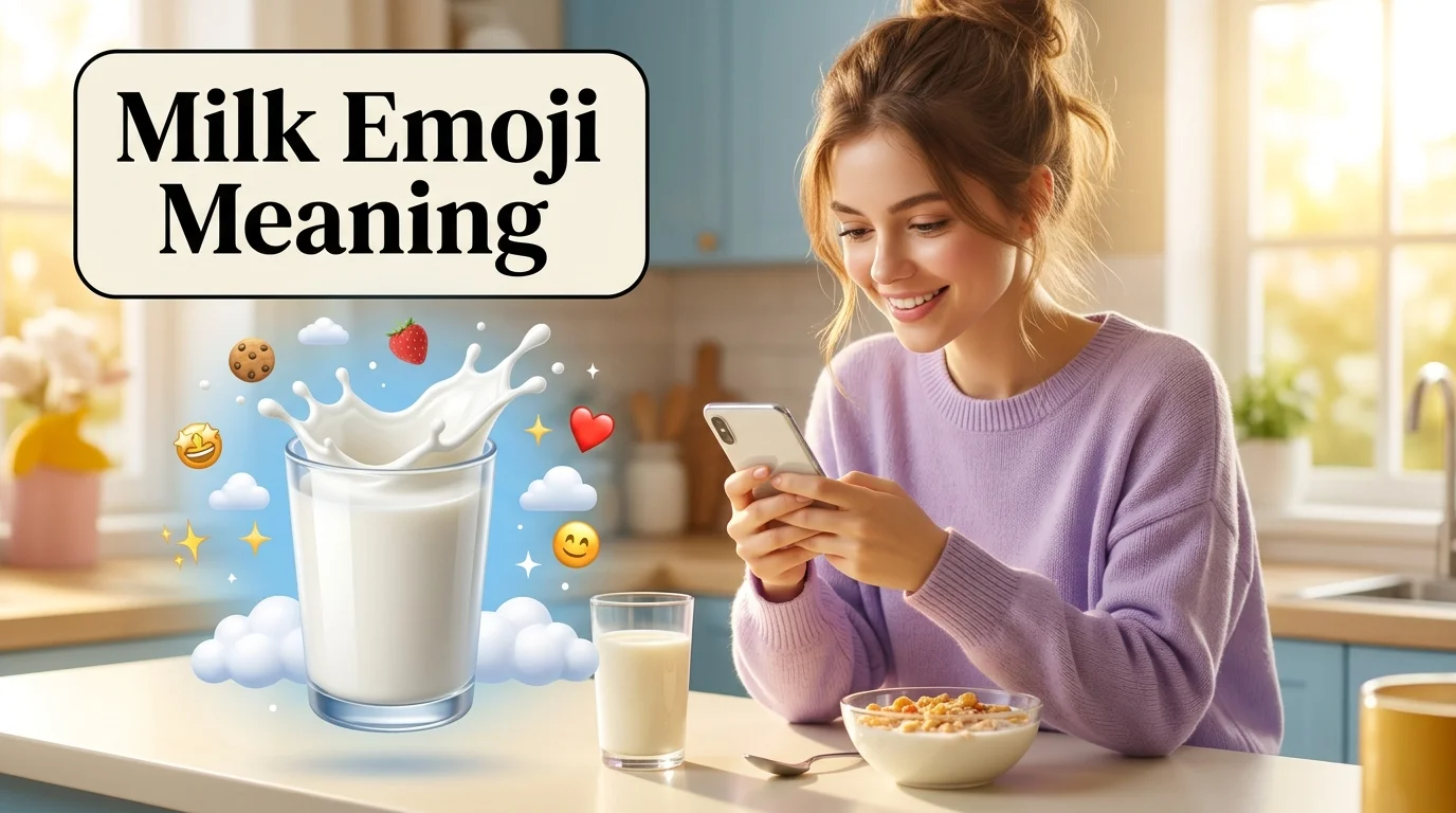 Milk Emoji Meaning  